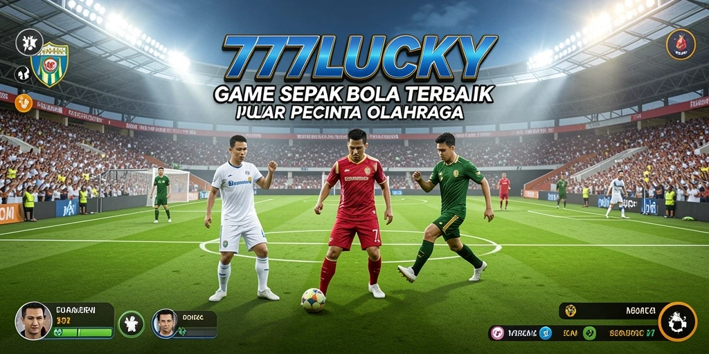 Tampilan gameplay sepak bola yang mendebarkan di 777LUCKY.