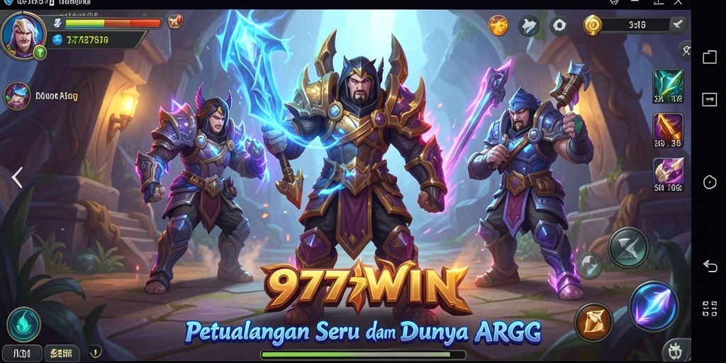 Tampilan gameplay ARPG yang mendebarkan dalam 9777WIN.