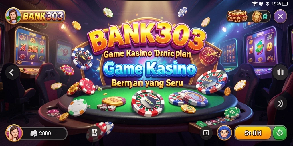 Tampilan gameplay menarik dari game Kasino BANK303.