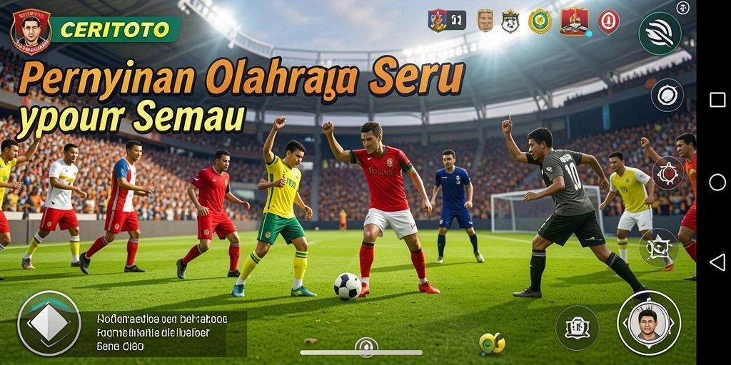 Tampilan gameplay CERITOTO yang penuh aksi dan kompetisi.