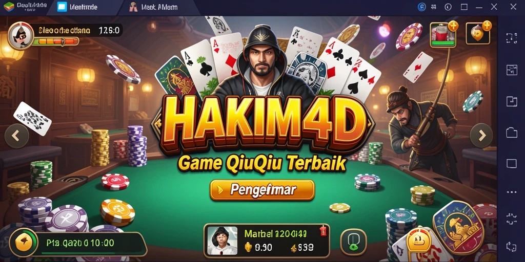 Tampilan gameplay QiuQiu yang mengesankan di HAKIM4D.