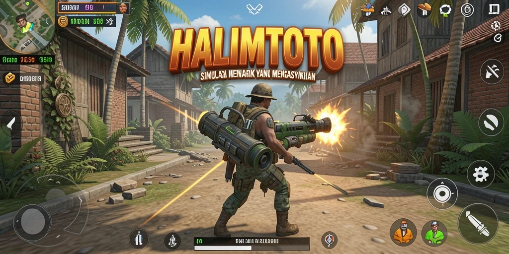 Tampilan gameplay HALIMTOTO yang menarik dan imersif.