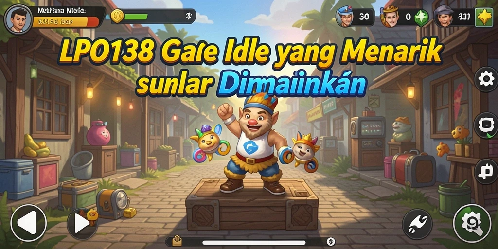 Screenshot LPO138 menunjukkan gameplay seru dengan berbagai elemen Idle.