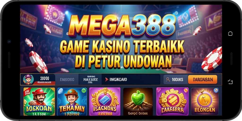 Screenshot utama MEGA388 menampilkan gameplay yang seru dan interaktif.