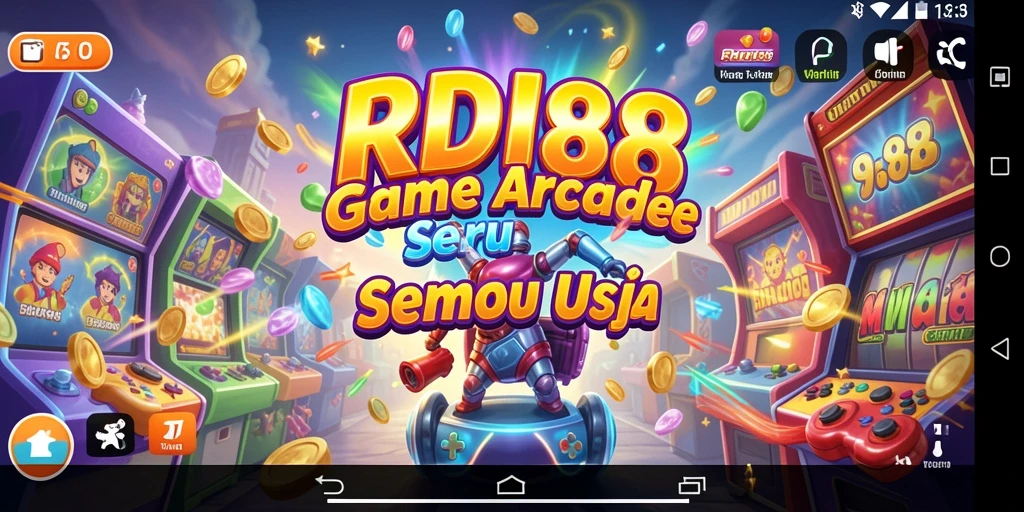 Screenshot gameplay RDI88 yang penuh aksi dan tantangan Arcade.